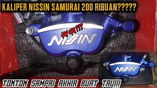 REVIEW KALIPER MONOBLOK NISSIN X DISC BRAKE NISSIN 220MM GRADE A [upl. by Wolbrom]