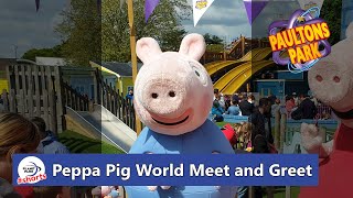 Peppa Pig World Meet and Greet With George Pig Shorts [upl. by Najtsirk]