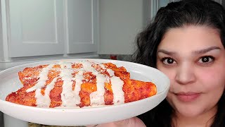 CHICKEN ENCHILADAS  Red Chicken Enchiladas  Authentic Enchilada Sauce Recipe [upl. by Westland]