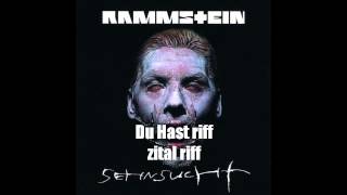 Rammstein  Du hast  intro  riff loop [upl. by Blanchette800]