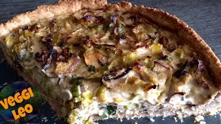 ChampignonLauchQuiche  Thermomix  veganes Rezept [upl. by Evilo]