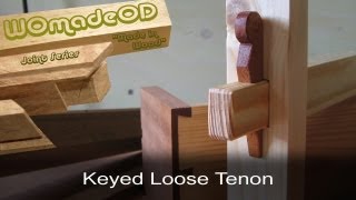 Mortise and Tenon  Keyed Loose Tenon [upl. by Onilatac]