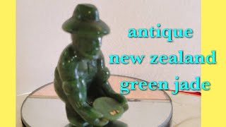 Antique New Zealand Green Jade Pounamu or GreenstoneShorts [upl. by Koehler554]