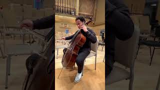 Practising Ernest Blochs Prayer cello [upl. by Sabanrab]