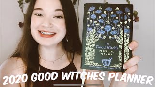 📓The Good Witchs Perpetual Planner The ModernDay Witch  2020 PLANNER REVIEW 2020 JOURNAL [upl. by Stannwood]