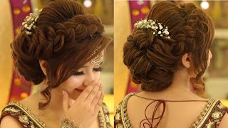 Bridal hairstyles for long hair  wedding hairstyles kashee’s l Rabeeca khan hairstyles [upl. by Adine354]