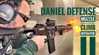 Daniel Defense MUZZLE CLIMB MITIGATOR Gen II first shots  V7 Harbinger Bonus [upl. by Kurr]