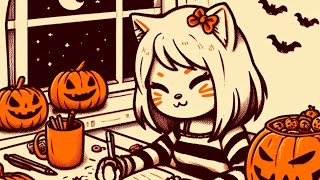 Cozy Vintage Fall Lofi 🍂  Halloween Lofi Chill Fall Lofi amp Autumn Lofi Hiphop Lofi for Witches [upl. by Tenrag]