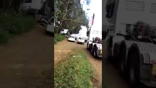 Video before Lpg Truck explosion in mutarakwa mahi mahiu [upl. by Ecyarg]