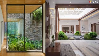 Courtyard House Design Ideas  Modern Courtyard House Indoor Garden  Small Courtyard House Interior [upl. by Latsyrc]