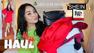 SHEIN MEGA HAUL🎄REBAJAS DEL BUEN FIN❤️‍🔥LLEGARON LOS OUTFITS NAVIDEÑOS😍 [upl. by Meier]