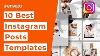 10 Best Instagram Posts Templates 2021 [upl. by Ikiv]