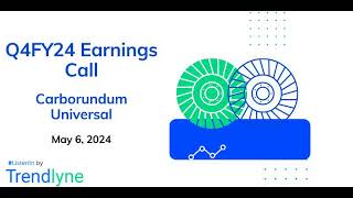 Carborundum Universal Earnings Call for Q4FY24 [upl. by Nissie]