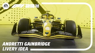 F1 23  Andretti Gainbridge livery idea [upl. by Celinda]