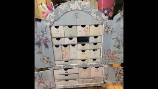 Opening My Daphnes Diary Advent Calendar Crafting supplies  yearround storage [upl. by Kort]