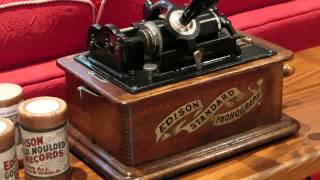 quotI Am The Edison Phonographquot Advertising Cylinder [upl. by Anerual]