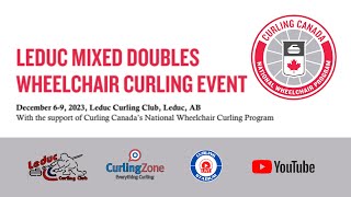 FrazierFowler vs WilsonSamsa  Draw 4  Leduc Mixed Doubles Wheelchair Curling Event [upl. by Nace]