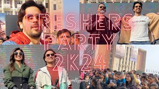 Freshers party 2k24 amp Star cast in galgotias university [upl. by Sharos]