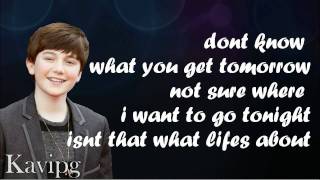 Greyson Chance  Take A Look At Me Now  Lyrics On Screen [upl. by Katsuyama117]