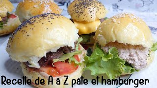 🍔Apprendre à faire des hamburgers de A à Z en moins de 10 minutes  🍔 [upl. by Nylhtac454]