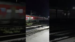 12424 New DelhiDibrugarh Rajdhani Express overtaking 12141 Mumbai LTTPatliputra SF Express🚇❤️🔥 [upl. by Cleti]