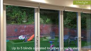 Electric Motorised Blinds for Bifolding Doors [upl. by Ayita]