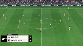 Barnsley vs Sheffield United 27082024 EFL Cup EA FC 24 [upl. by Narruc108]