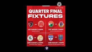 Durand Cup 2024 quarter final fixtures shorts durandcup [upl. by Sinnod]