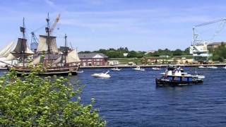 Portsmouth NH  Tall Ships Festival 2010  video [upl. by Holub]