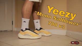 Yeezy 700 v3 Mono Safflower Review [upl. by Akiv]