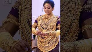 800 പവൻ heavy wedding set 😍gold jewelry jewellery bride makeover makeup shorts shortsfeed [upl. by Beacham]