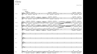 Antonio Vivaldi  Gloria in D Major RV 589 w score [upl. by Shanahan]