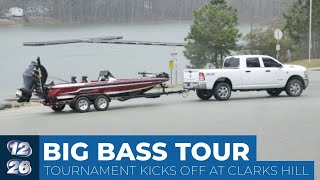 Big Bass Tour brings anglers to Clarks Hill Lake this weekend [upl. by Rozamond]