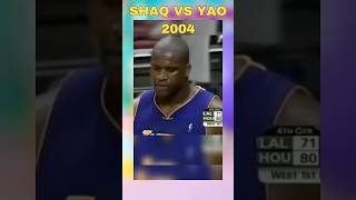 Shaq vs Yao The Ultimate 2004 Showdown 🐐🔥 Who Dominated 🤯 Shorts [upl. by Loyce]