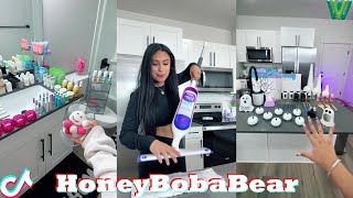 1 HOUR HoneyBobaBear TikTok 2024  Best Honey Boba Bear TikTok Cleaning 20232024 [upl. by Callista]