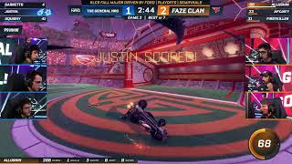 Jstncredible scores a flip reset goal  NRG vs Faze Clan  RLCS Fall Major [upl. by Dallman208]