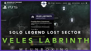 Solo Legend Lost Sector Veles Labyrinth season21 destiny2 [upl. by Ennovart]