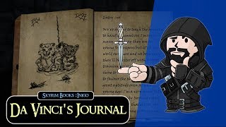 SKYRIM Books  Da Vincis Journal Inigo [upl. by Garvey]