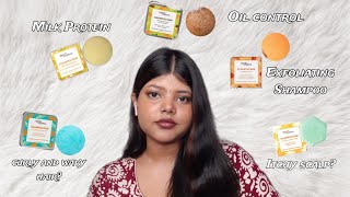 Earth Rhythm ALL Shampoo Bar Review  Different Bars for different Hair problems [upl. by Stretch]