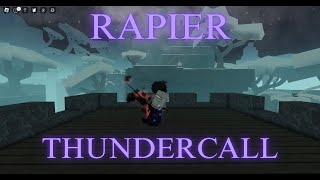 rapier thundercall build  Deepwoken [upl. by Leda590]