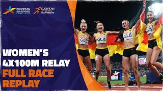 Womens 4x100m Relay Final  Munich 2022  Germany [upl. by Frankhouse113]