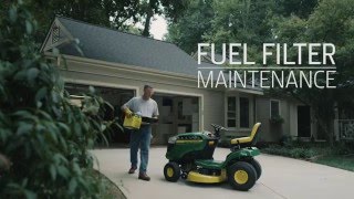 How To Change Your Fuel Filter  John Deere Tips Notebook [upl. by Lerred]