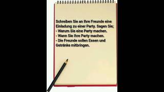 A2B1 Schreiben Goethe Zertifikat  Brief Schreiben  German Lesson [upl. by Eentirb]