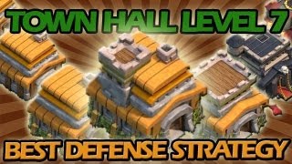 BEST Town Hall Level 7 Defense Strategy for Clash of Clans  Awesome Raiding Strategy [upl. by Anyt]