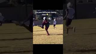 bro reliezed he was not built for this 💀😭funny football nflhumor nfl hhow hschoolfootball ow [upl. by Adamik]