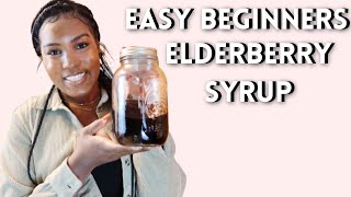 How to Make Elderberry Syrup from Dried Berries Alkaline Approved [upl. by Bergstrom]