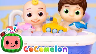 Bath Song  Toy Play Learning  CoComelon Nursery Rhymes amp Kids Songs [upl. by Ikim260]