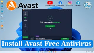 ✅ How To Download And Install Avast Free Antivirus On Windows 1110 [upl. by Schiff]