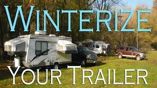 How to winterize a travel trailer or RV water system [upl. by Anertac]