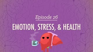 Emotion Stress and Health Crash Course Psychology 26 [upl. by Drawde264]